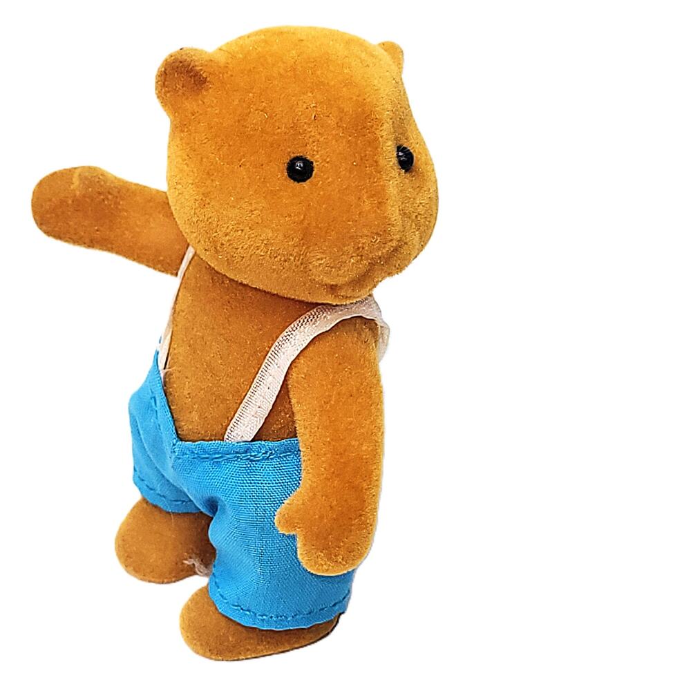 Vintage Rare, Hard to Find~ Blue Box Woodzzies Junior Bear Action Figure